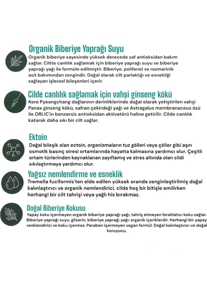 Orlicrosemary & Ectoin Youth Cream - Biberiye & Ektoin Özlü Yaşlanma Karşıtı Krem