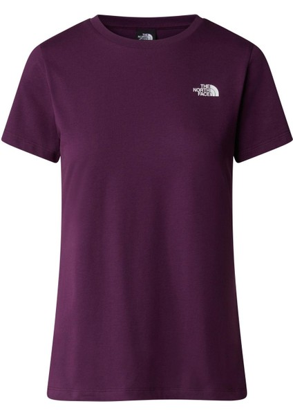 W S/s Sımple Dome Slım Tee Bayan T-Shirt NF0A87NHV6V1