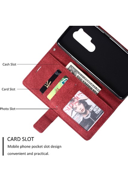 Oneplus 8 Için Kılıf Pro Cüzdan Flip Folio Manyetik Kart Tutucu Kickstand Pu (Yurt Dışından) fırsatları