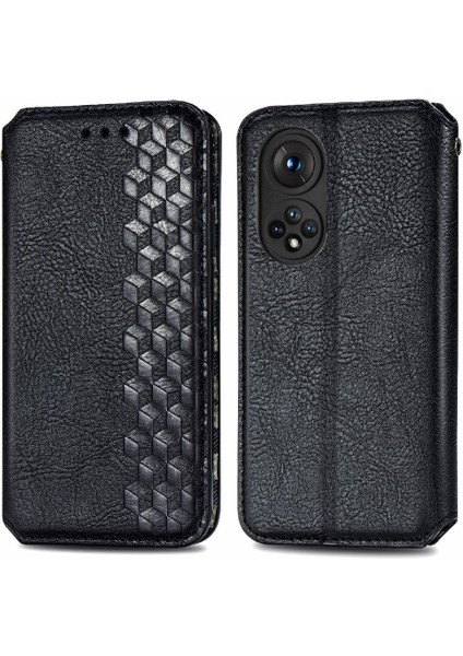 Huawei Onur Için Kılıf 50 Pro Moda Tasarım Deri Kılıf Kapak Çevirin (Yurt Dışından)