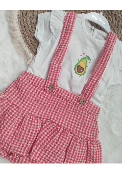 Kız Bebek Romper Takım Kırmızı modelleri