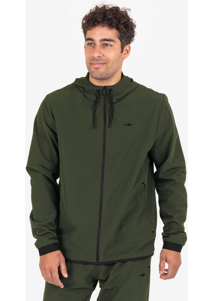 Erkek Fermuarlı Kapüşonlu Sweatshirt 24B-1148-23N