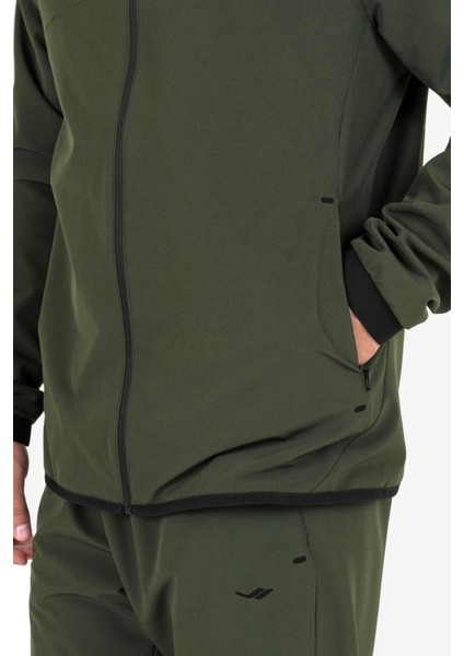 Erkek Fermuarlı Kapüşonlu Sweatshirt 24B-1148-23N