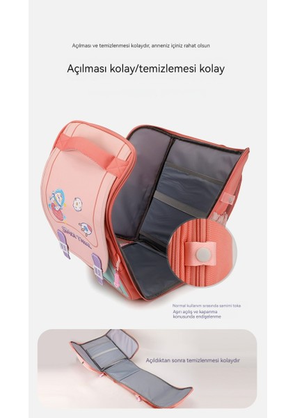 Su Geçirmez Büyük Kapasiteli Erkek ve Kız Öğrenci Okul Çantaları, Omurga Yükü Azaltma, Geceleri Güvenli Yansıtma (Yurt Dışından)