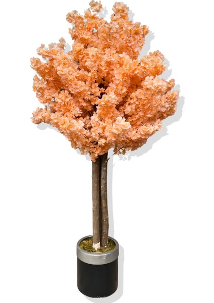 Yapay Ağaç Bahar Dalı 160 cm Gümüş Kemerli Saksı