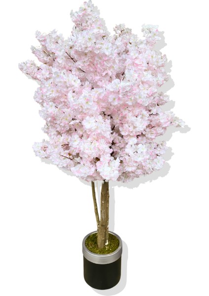 Yapay Ağaç Bahar Dalı 180 cm Gümüş Kemerli Saksı modelleri