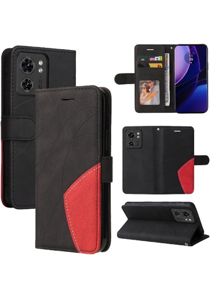 Motorola Kenar 40 5g Kickstand Koruyucu Pu Deri Flip Folio Için Kılıf (Yurt Dışından) indirimleri