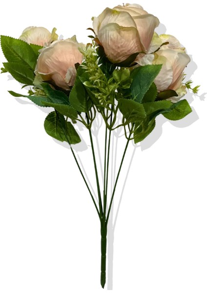 Yapay Çiçek Gül Demeti 45 cm 7 Dal