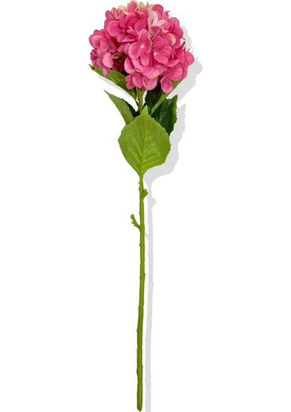 Yapay Tek Dal Ortanca 80 cm Yonca Yaprak
