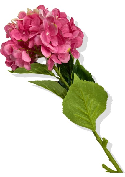 Yapay Tek Dal Ortanca 80 cm Yonca Yaprak
