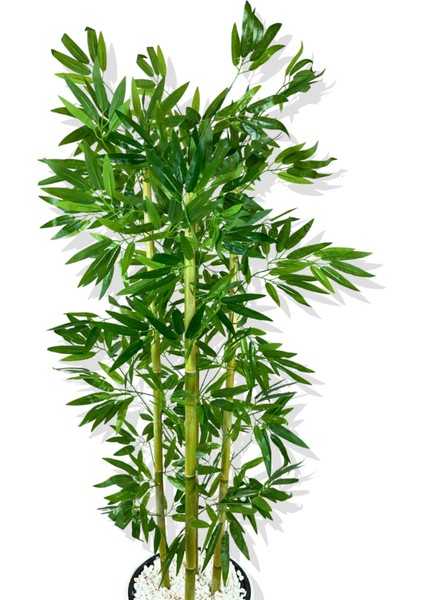Yapay Bambu Ağacı 180 cm Yoğun Yapraklı Kumsal Saksı modelleri