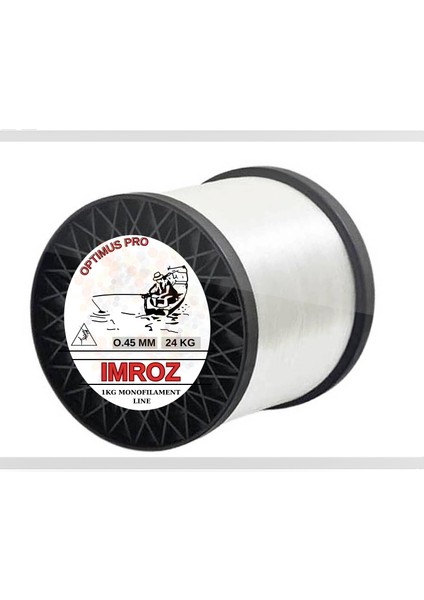 Imroz 1 kg Bobin Beyaz Misina Premıum (Yüksek Kalite)