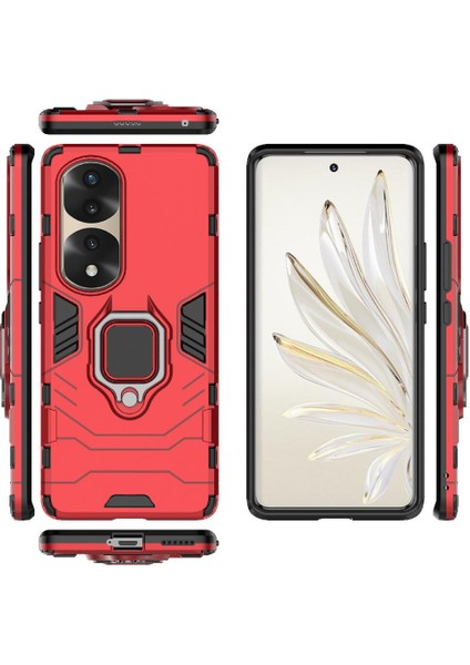 Onur Için Kılıf 70 Pro 5g Darbeye Kapak 360 &deg; Dönen Halka Kickstand Damla (Yurt Dışından) fiyatları