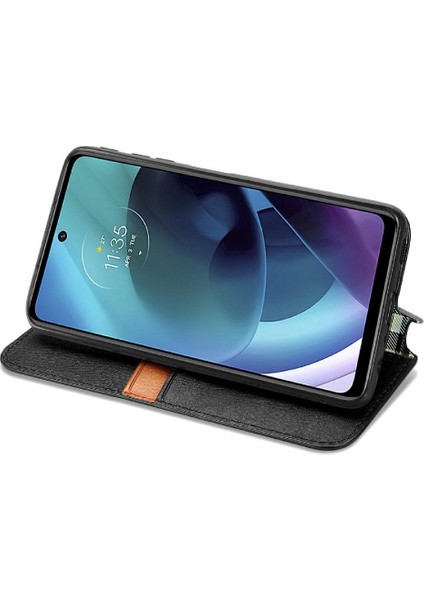 Motorola Moto G51 Moda Tasarım Cüzdan Fonksiyonu Için Kılıf Kapak Kılıfı (Yurt Dışından) indirimleri