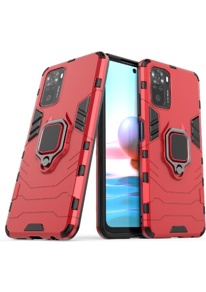 Xiaomi Redmi Not 10 4g Darbeye Kapak Için Kickstand Askeri Damla (Yurt Dışından)