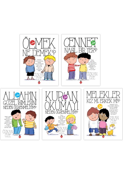 Küçüklerin Büyük Soruları Seti (5 Kitap) - Özkan Öze