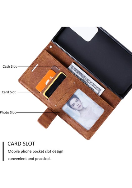 Samsung Galaxy Not 20 Için Kılıf Ultra Manyetik Cüzdan Flip Folio Kart Pu (Yurt Dışından) modelleri