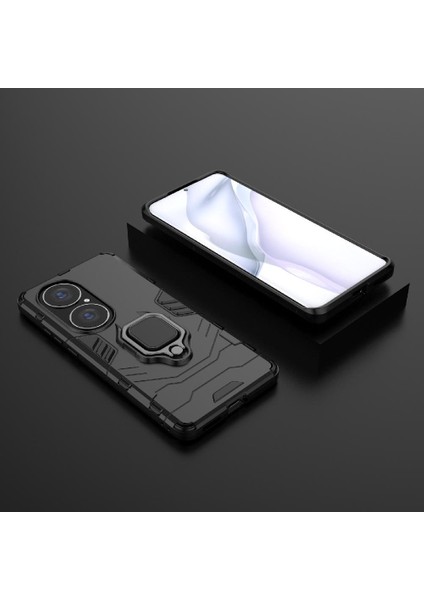 Huawei P50 Pro Askeri Damla Koruma Kickstand 360 &deg; Dönen (Yurt Dışından) fiyatları