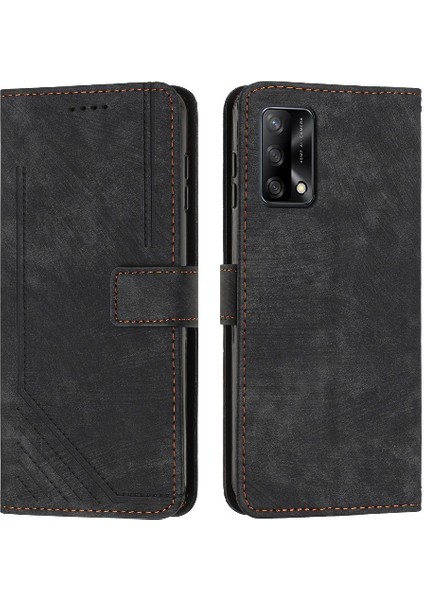 Uyumlu Oppo A74 4G/F19/F19S/A95 4g Cüzdan Kılıf (Yurt Dışından)