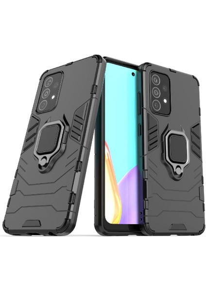 Samsung Galaxy Için Kılıf A52S 5g Darbeye Kapak 360 &deg; Dönen Halka Damla (Yurt Dışından)