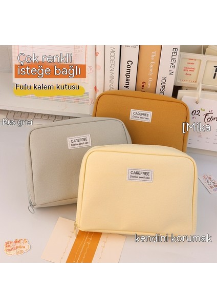 Büyük Kapasiteli Kalem Çantası Öğrenci Kırtasiye Çantası Taşınabilir Kalem Kutusu Çalışma Malzemeleri Saklama Çantası Kanvas Çanta (Yurt Dışından) fiyatları