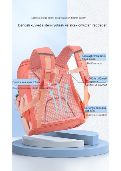 Su Geçirmez Büyük Kapasiteli Erkek ve Kız Öğrenci Okul Çantaları, Omurga Yükü Azaltma, Geceleri Güvenli Yansıtma (Yurt Dışından) fiyatları