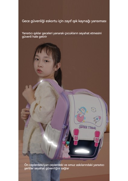 Su Geçirmez Büyük Kapasiteli Erkek ve Kız Öğrenci Okul Çantaları, Omurga Yükü Azaltma, Geceleri Güvenli Yansıtma (Yurt Dışından) indirimleri