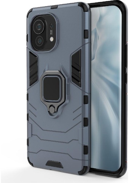 Xiaomi 11 5g 360 &deg; Dönen Halka Askeri Damla Koruma Kickstand (Yurt Dışından) modelleri