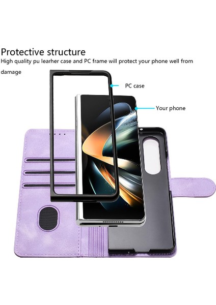 Samsung Galaxy Z Fold 4 Telefon Kılıfı Için Kılıf (Yurt Dışından)