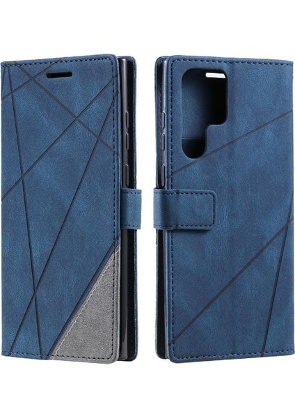 Samsung Galaxy S23 Ultra Kart Tutucu Kickstand Pu Deri Cüzdan (Yurt Dışından)