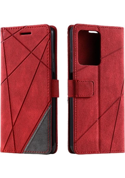 Xiaomi Poco X5 Pro 5g Pu Deri Darbeye Manyetik Cüzdan Flip Case (Yurt Dışından)