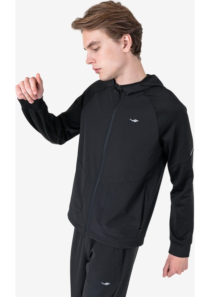 Erkek Fermuarlı Kapüşonlu Sweatshirt 24B-1115-23N