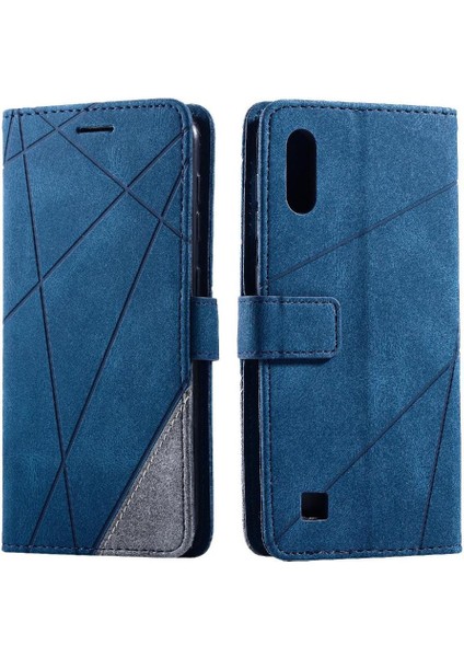 Samsung Galaxy A10 M10 Flip Folio Kart Tutucu Kickstand Pu Telefon Kılıfı (Yurt Dışından)