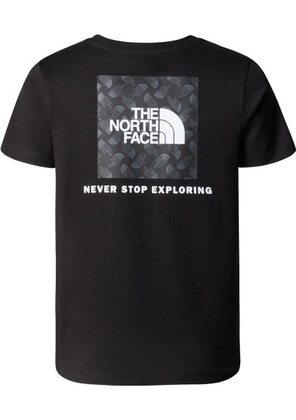 The North Face B S/s Redbox Tee (Back Box Graphıc) Genç Erkek Tişört NF0A87T5JK31