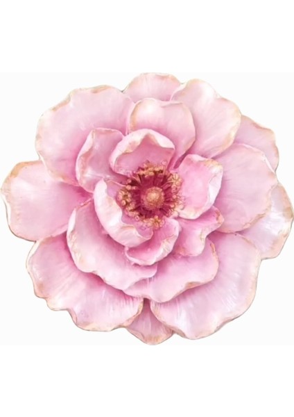 22CM Büyük Gül Çiçek Tomurcuk Silikon Kalıp K-1213, Kokulu Taş Sabun Alçı Mum Polyester Kalıbı