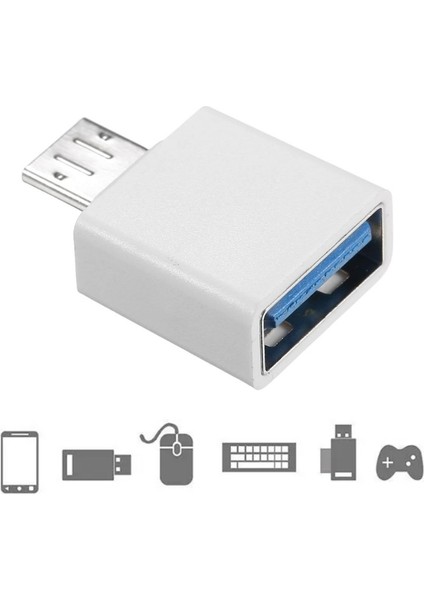 Metal Kasa Micro USB To USB 3.1 Otg Data Çevirici Adaptör Hızlı Aktarım