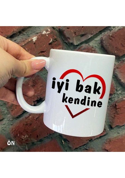 Size Özel Iyi Bak Kendine Seramik Baskılı Kupa Bardaklar