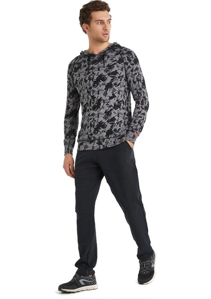 Erkek Termal Sweatshirt 2. Seviye 7579 - Gri Melanj fırsatları
