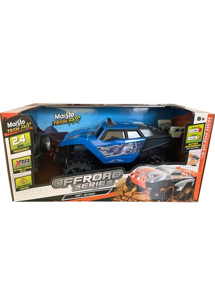 Off Road Serisi Dirt Demon Kumandalı Araba 1/16 Mavi