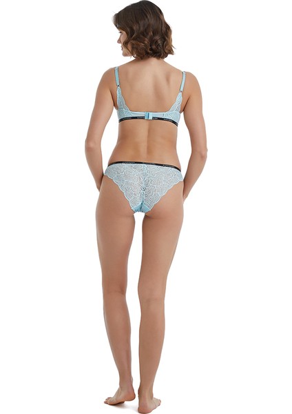 Kadın Push-Up Sütyen 51418 - Mavi