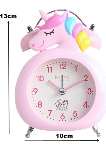 Dekoratif Masa Üstü Unicorn Çalar Saat