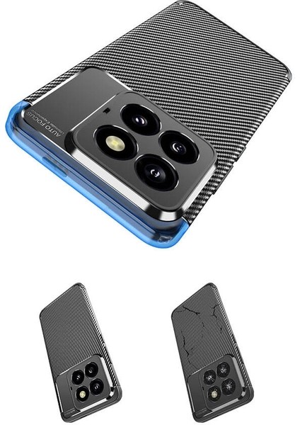 Xiaomi Mi 14 Pro Kılıf Karbon Görünüm Silikon Kapak modelleri