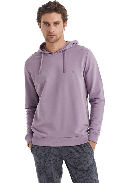 Erkek Sweatshirt 40076 - Lila modelleri