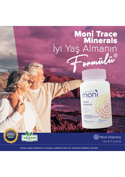 3'lü Avantaj Paket Moni Trace Minerals Biotin ve At Kuyruğu Ekstresi 60 Bitkisel Kapsül