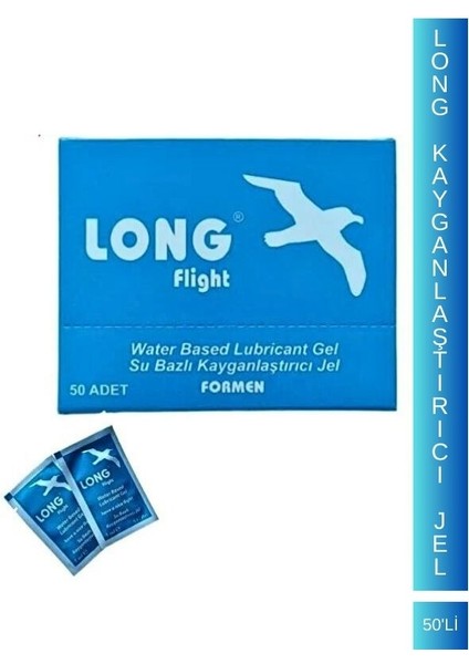 Mendil Long Flight Jel 50'li 1 Paket