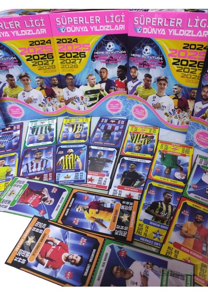 Süperler Ligi Dünya Yıldızları (25PK:50AD) Yeni Sezon Son Transferler Jokeri Bul Hediyeyi Kazan Oyun Kağıtları
