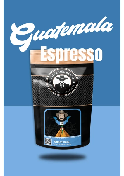 Caffe Del Bello Guatemala Espresso Filtre Kahve 250 Gr. (Çekirdek Veya Öğütülmüş)