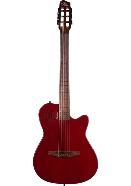 052394 Multiac Mundial Elektro Klasik Gitar (Aztek Red)