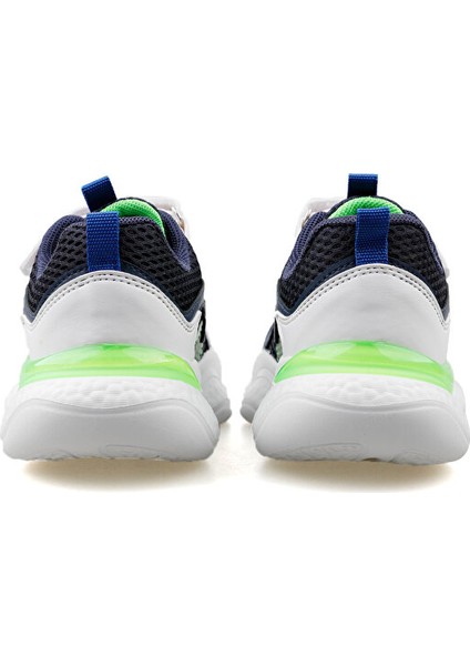 PY24 1651 Laci Beyaz Yeşil Çocuk Günlük Ayakkabı PY24-1651-LACI-BEYAZ-YESIL Lacivert fırsatları