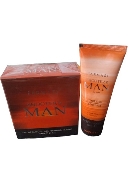Shooters Man Edp 100 ml Erkek Parfümü & Shooters Man Tıraş Sonrası Losyonu